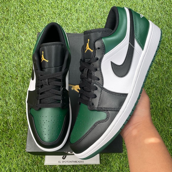 Air Jordan 1 Low Men ‘Green Toe’ - Picture 2 of 6